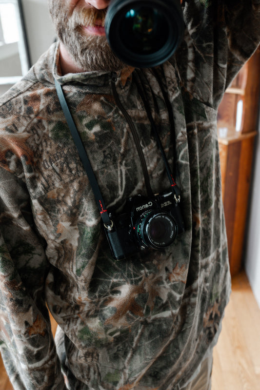 Lil’ Shorty – Short Full-Grain Leather Camera Strap