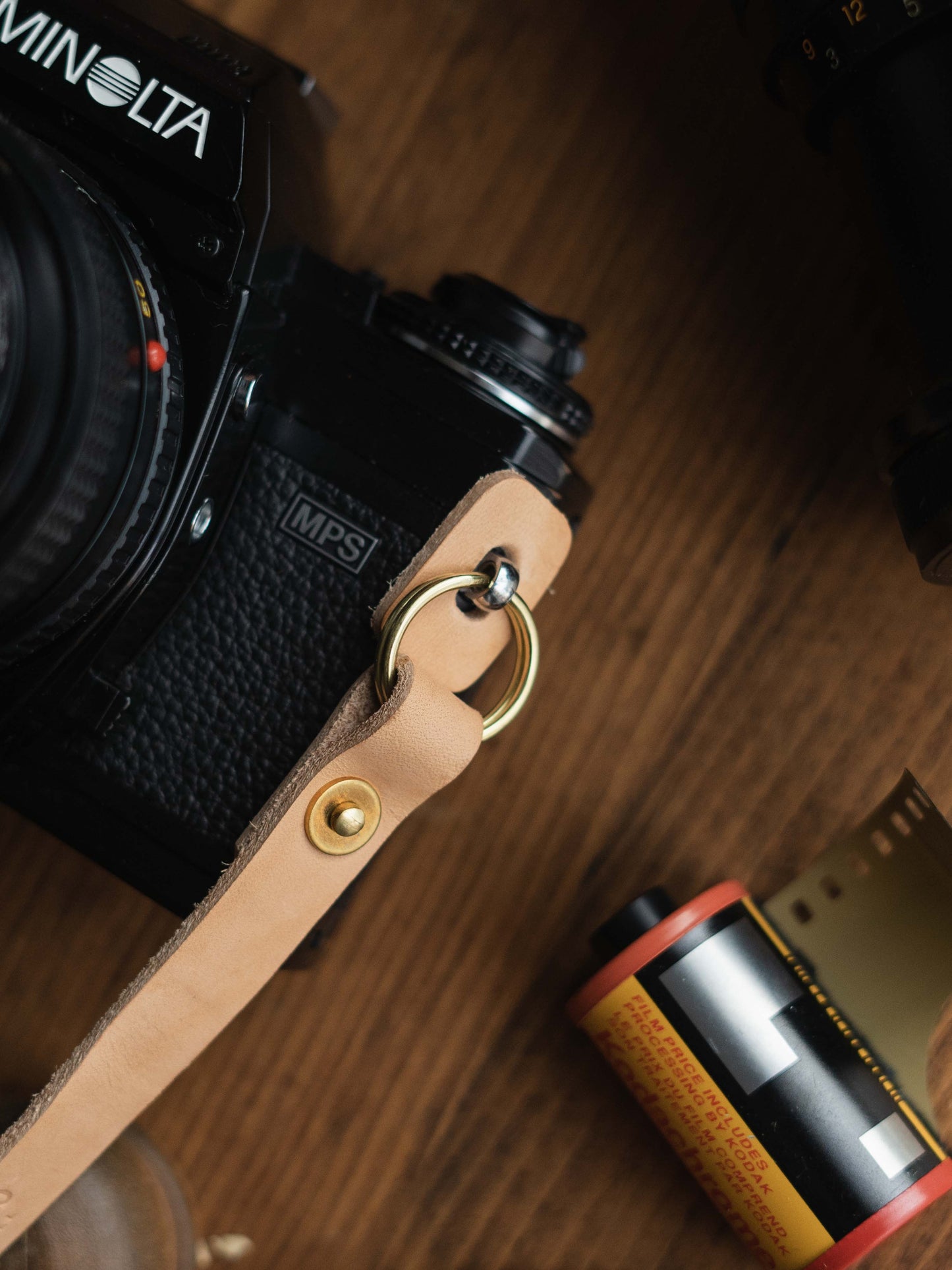 The No. 02 - Crossbody Leather Camera Strap 46–52”