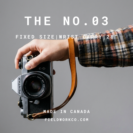 The No. 03 – Leather Camera Wrist Strap (Split Ring)