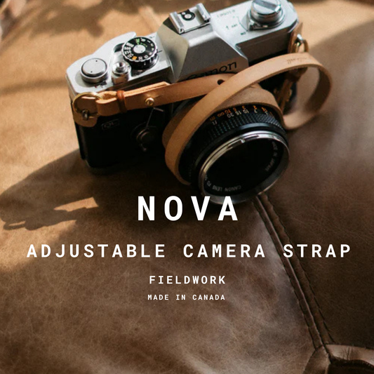 Nova - Adjustable Full-Grain Leather Camera Strap