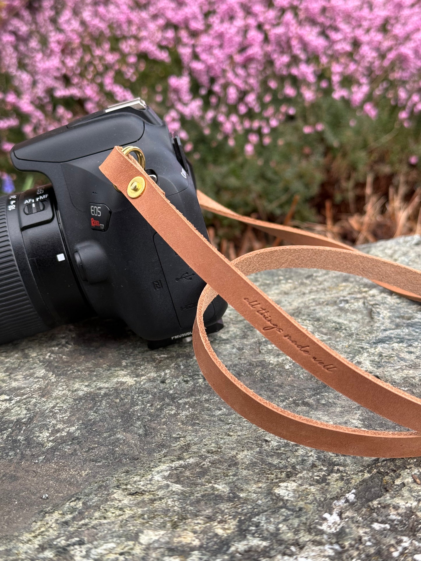 The No. 01 - Full-Grain Leather Camera Strap