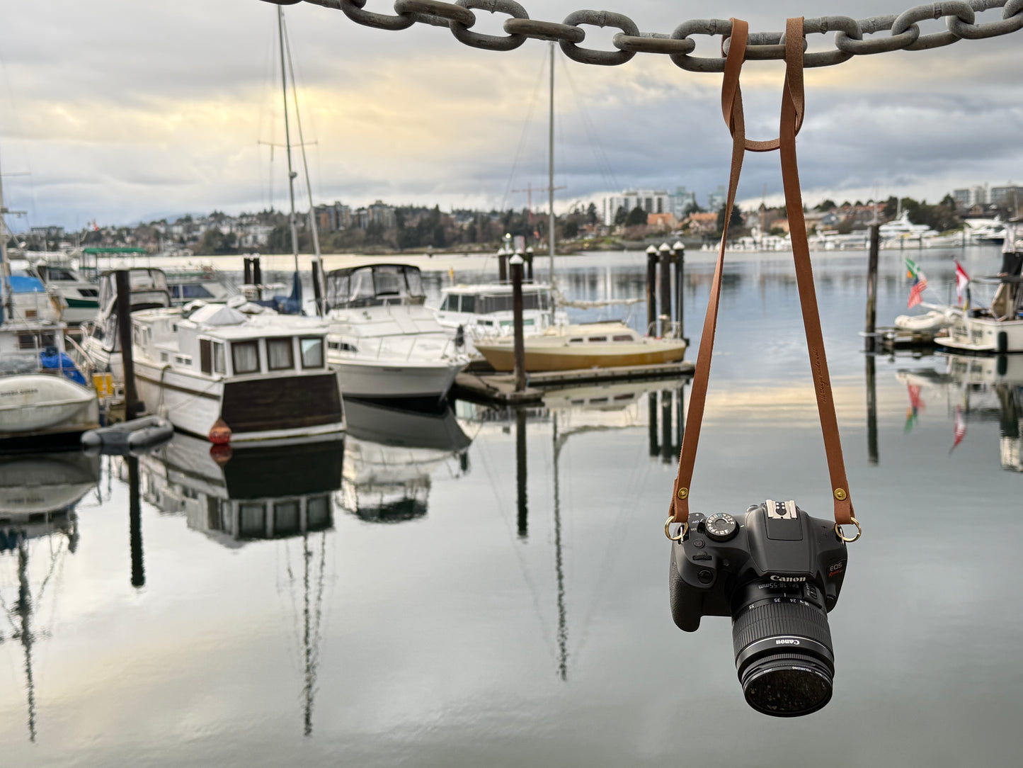 The No. 01 - Full-Grain Leather Camera Strap
