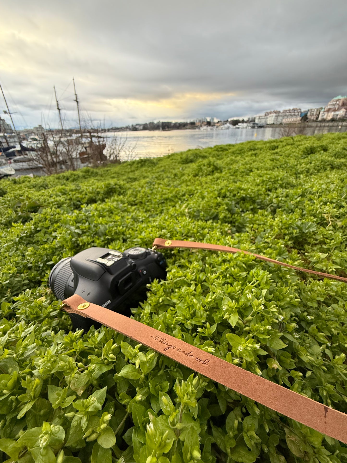 The No. 01 - Full-Grain Leather Camera Strap