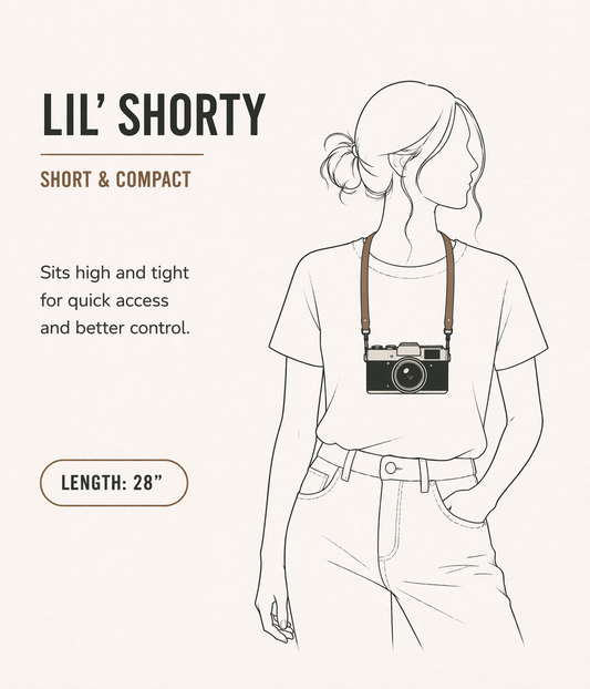 Lil’ Shorty - Short Camera Strap 28”