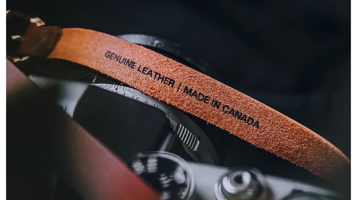 The No. 01 - Full-Grain Leather Camera Strap