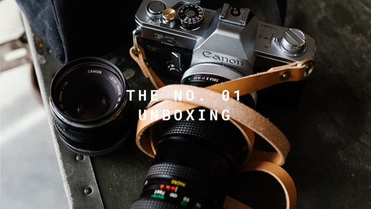 The No. 01 - Full-Grain Leather Camera Strap