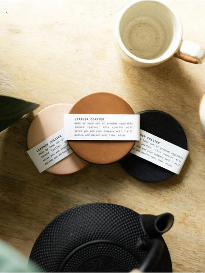 Coasters - Fieldwork Co Waxed Canvas and Leather Hand Made Goods