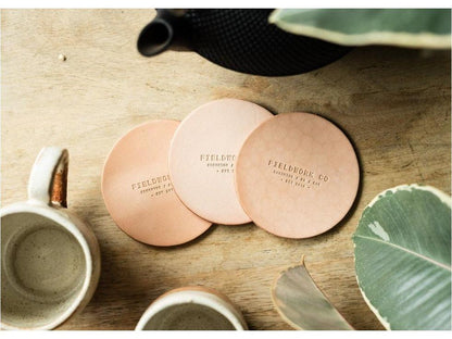 Coasters - Fieldwork Co Waxed Canvas and Leather Hand Made Goods