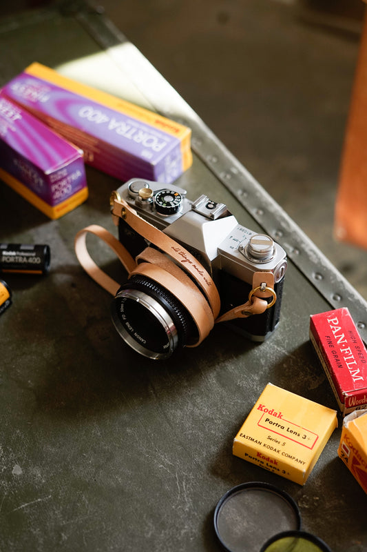 The No. 01 - Full-Grain Leather Camera Strap