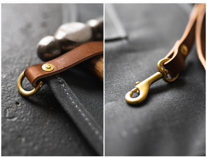 The Carpenters Apron - Fieldwork Co Waxed Canvas and Leather Hand Made Goods